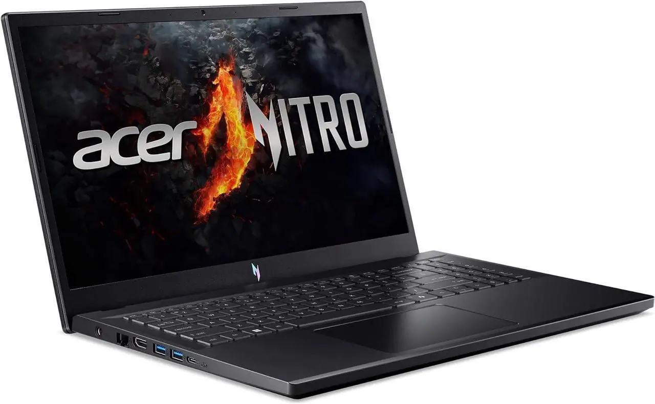 Alt view image 3 of 6 - Acer Nitro 15.6" FHD 144Hz Gaming Laptop|AMD Ryzen 5 7535HS(Beat i7 1255U)| NVIDIA GeForce RTX 4050 | Backlit |Copilot | 8GB RAM DDR5 | 1024GB SSD |Windows 11 Home |Bundle with Microsoft Office 2021