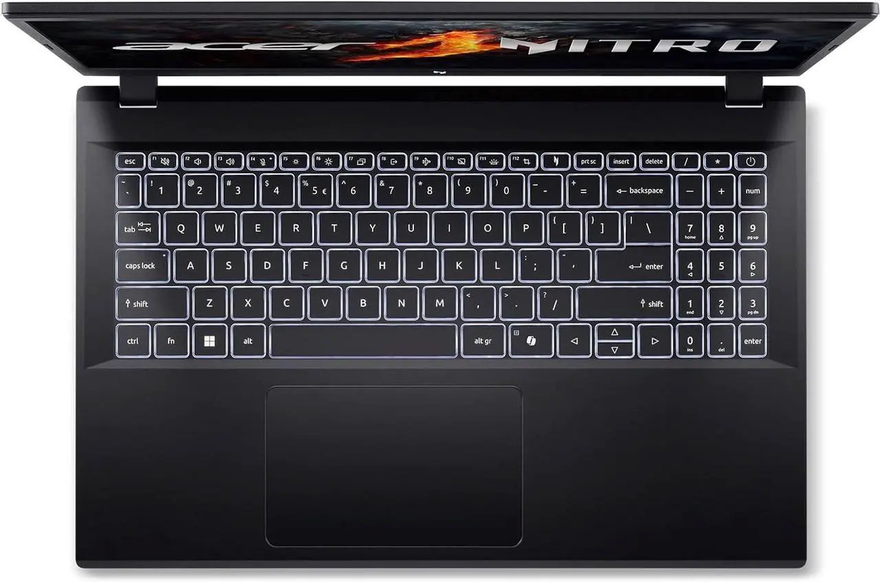 Alt view image 5 of 6 - Acer Nitro 15.6" FHD 144Hz Gaming Laptop|AMD Ryzen 5 7535HS(Beat i7 1255U)| NVIDIA GeForce RTX 4050 | Backlit |Copilot | 8GB RAM DDR5 | 1024GB SSD |Windows 11 Home |Bundle with Microsoft Office 2021