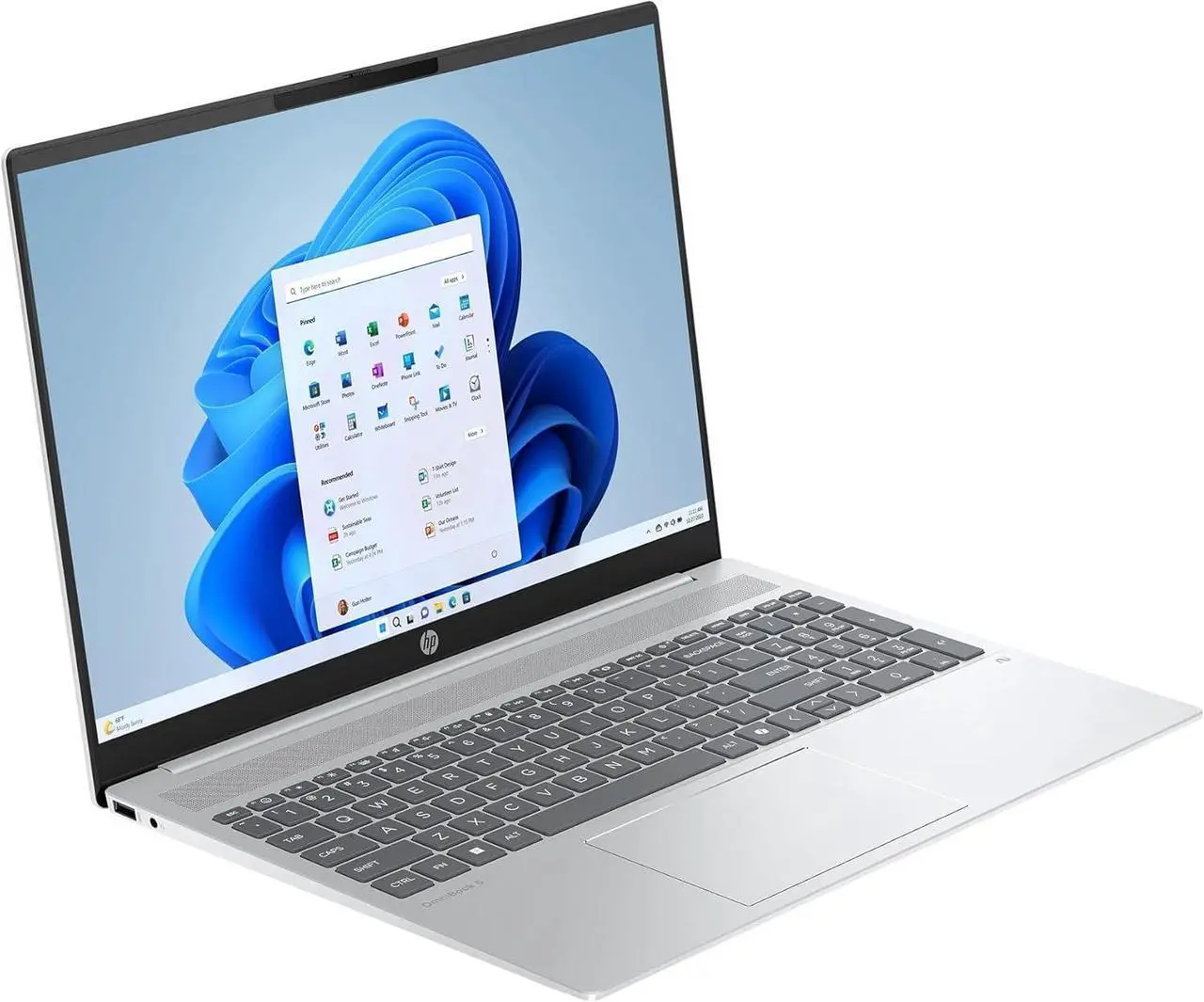 Alt view image 4 of 6 - HP Omnibook 5 16" WUXGA Touch Screen Laptop| AMD Ryzen AI 7 350 |AMD Radeon 860M Graphics | Copilot |Backlit | Silver | 16GB RAM DDR5 | 2TB SSD |Windows 11 Home |Bundle with HDMI Cable