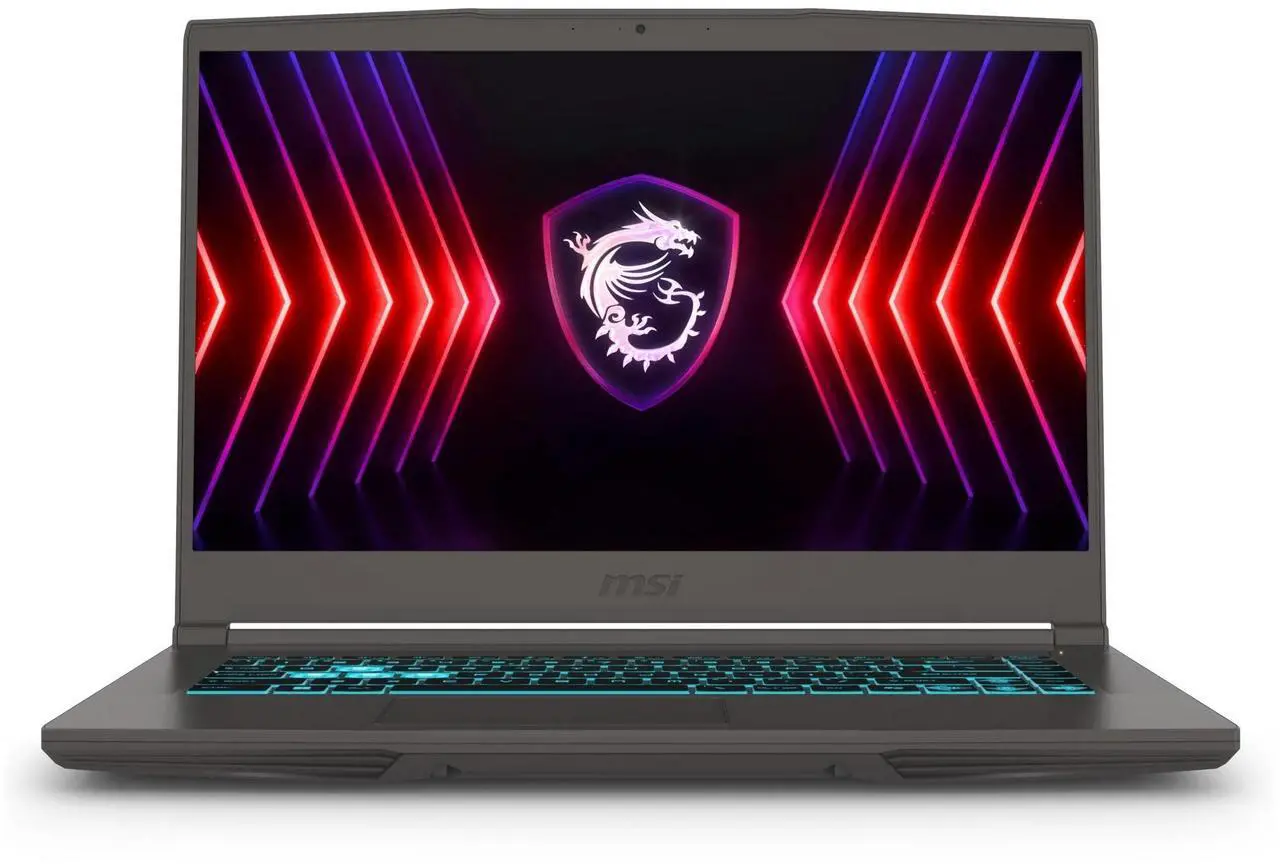 Main image of MSI Thin 15.6 inch FHD 144Hz Gaming Laptop |AMD Ryzen 5 7535HS| NVIDIA GeForce RTX 4060|Webcam |Backlit|Gray| 32GB RAM | 1024GB SSD |Windows 11 Home |Bundle with USB 3.0 Hub