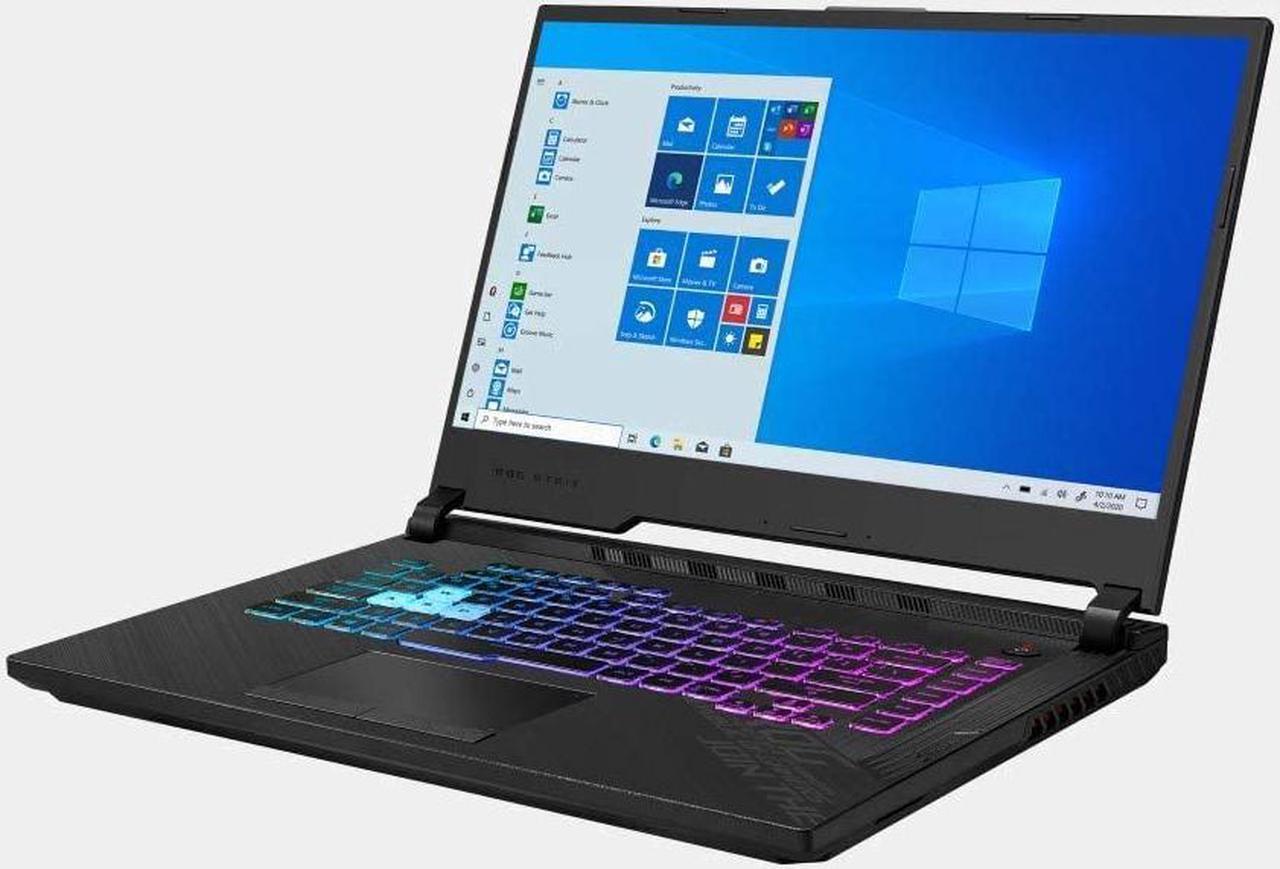 Alt view image 2 of 6 - Asus ROG Strix 15.6" FHD Gaming Laptop | Intel Core i7-10870H Processor | NVIDIA GeForce RTX 2060 | 16GB RAM | 512GB SSD | RGB Keyboard | Windows 10 Home