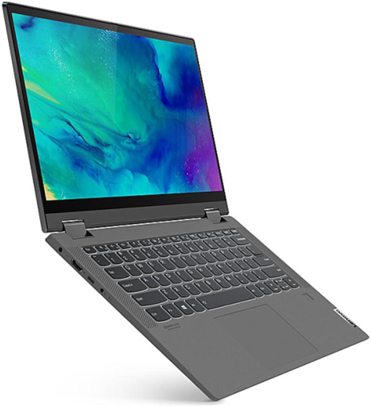 Alt view image 3 of 6 - Lenovo Flex 5 14" FHD IPS 2-in-1 Touchscreen Laptop | AMD Ryzen 7 4700U Processor | 8GB RAM | 1TB SSD | Windows 10 Home | Backlit Keyboard | Fingerprint Reader | Bundle Woov Wireless Mouse