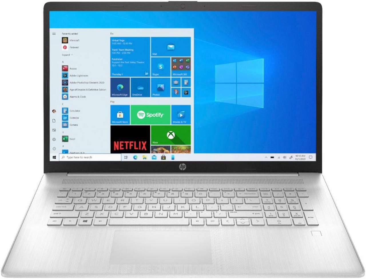 Alt view image 7 of 7 - HP 17.3" FHD Laptop | AMD Ryzen 5 5500U Processor | 16GB RAM | 512GB SSD | Fingerprint reader | Windows 10 Home in S mode | Bundle with Wireless Mouse