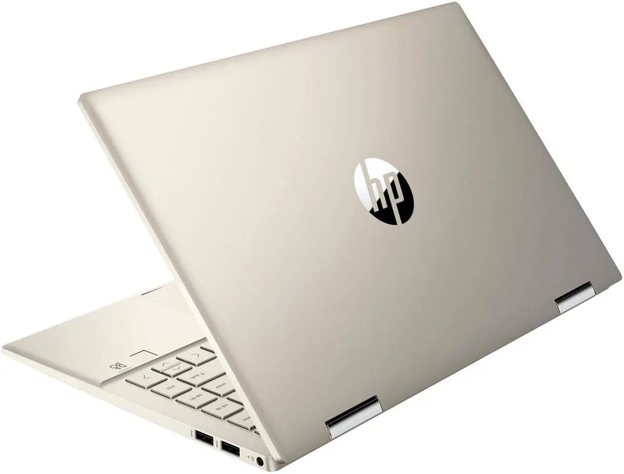 Alt view image 2 of 5 - HP Pavilion x360 14" FHD Touchscreen 2-in-1 Laptop | 11th Gen Intel Core i5-1135G7 Processor | 32GB RAM | 1TB SSD | Warm Gold | Windows 11 Home | Bundle with Wireless Mouse