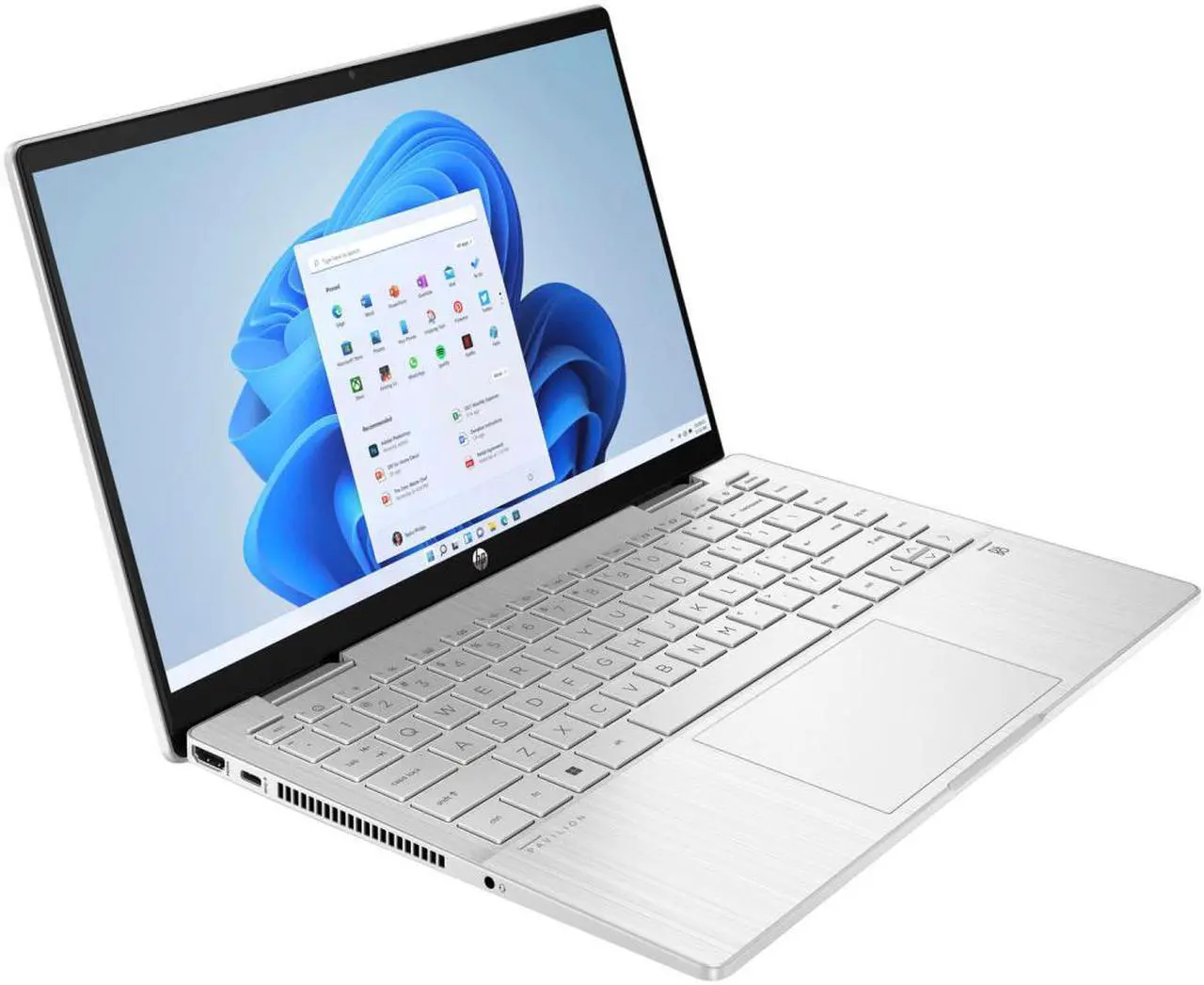 Alt view image 4 of 7 - HP Pavilion x360 2-in-1 14" Touch-Screen Laptop | Intel Core i5-1235U Processor | 8GB RAM | 1TB SSD | Windows 11 Home | Backlit Keyboard | Fingerprint reader | Bundle with Wireless Mouse