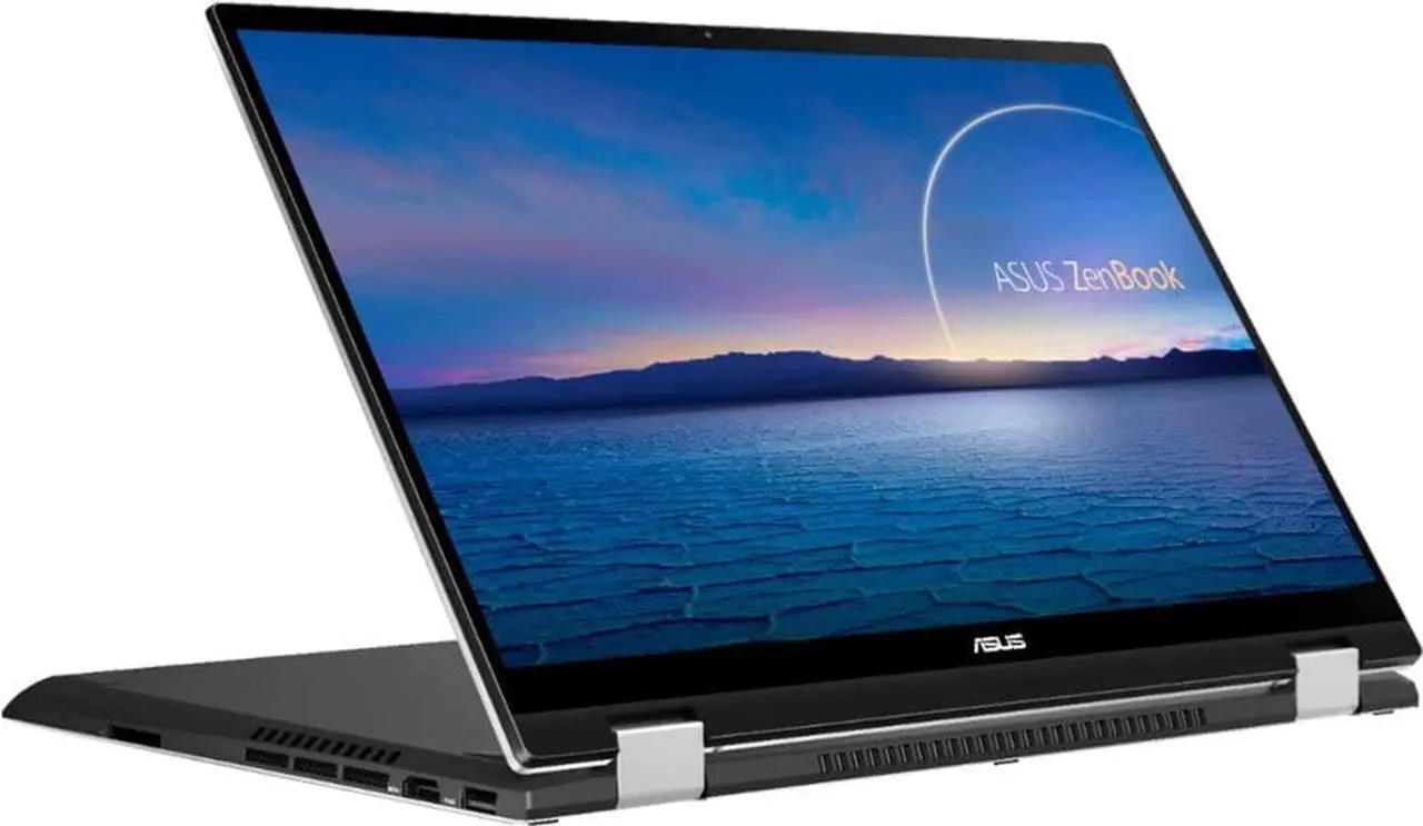 Alt view image 2 of 5 - ASUS - ZenBook Flip 15 Q528EH-202.BL 15.6" Touch-Screen Laptop - Intel Core i7 - 16GB Memory - GTX1650 Max-Q - 512GB SSD - Grey