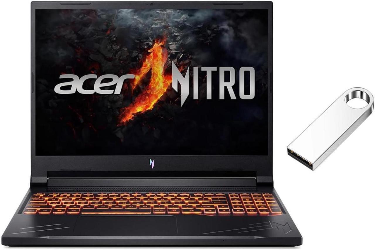 Main image of Acer Nitro V 16" WUXGA 165Hz Gaming Laptop | AMD Ryzen 7 8845HS AI ( Beat i7-11800H) | NVIDIA GeForce RTX 4060 | 32GB RAM DDR5 | 2TB SSD |Backlit| Windows 11 Home |Bundle with 64GB USB Flash Drive