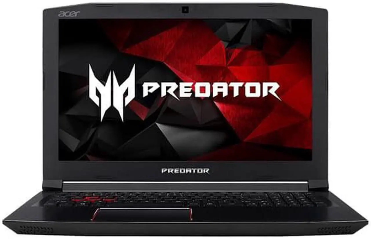 Main image of Acer Predator Helios 300 Gaming Laptop, 15.6" Full HD IPS, Intel i7-7700HQ CPU, 16GB DDR4 RAM, 256GB SSD, GeForce GTX 1060-6GB, VR Ready, Red Backlit KB, Metal Chassis, Windows 10 64-bit, G3-571-77QK