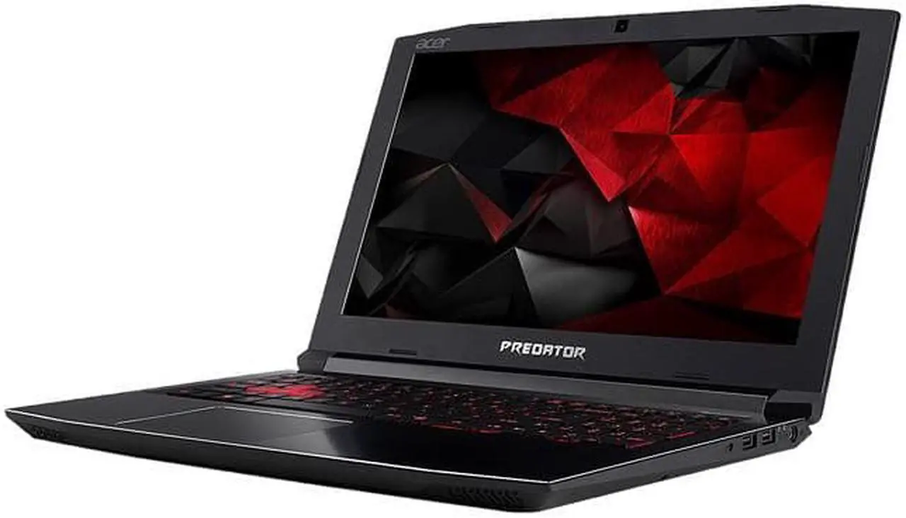 Alt view image 4 of 7 - Acer Predator Helios 300 Gaming Laptop, 15.6" Full HD IPS, Intel i7-7700HQ CPU, 16GB DDR4 RAM, 256GB SSD, GeForce GTX 1060-6GB, VR Ready, Red Backlit KB, Metal Chassis, Windows 10 64-bit, G3-571-77QK