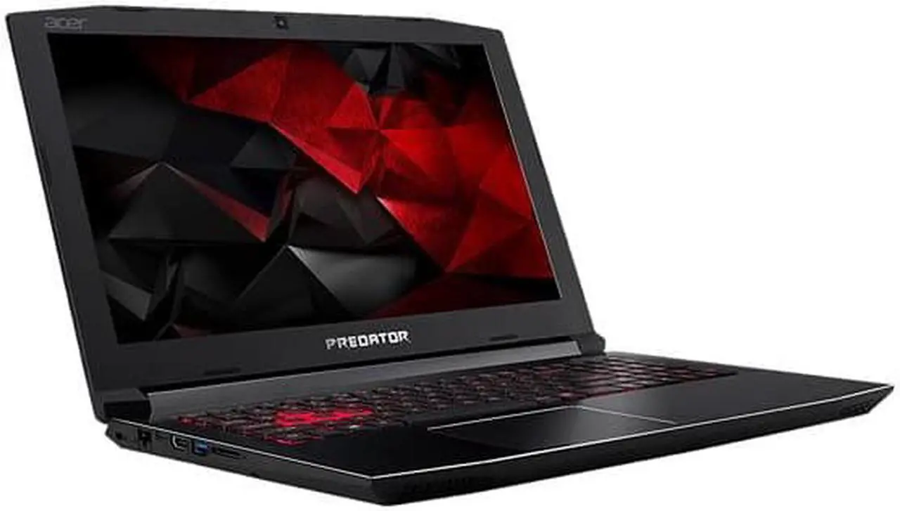 Alt view image 3 of 7 - Acer Predator Helios 300 Gaming Laptop, 15.6" Full HD IPS, Intel i7-7700HQ CPU, 16GB DDR4 RAM, 256GB SSD, GeForce GTX 1060-6GB, VR Ready, Red Backlit KB, Metal Chassis, Windows 10 64-bit, G3-571-77QK