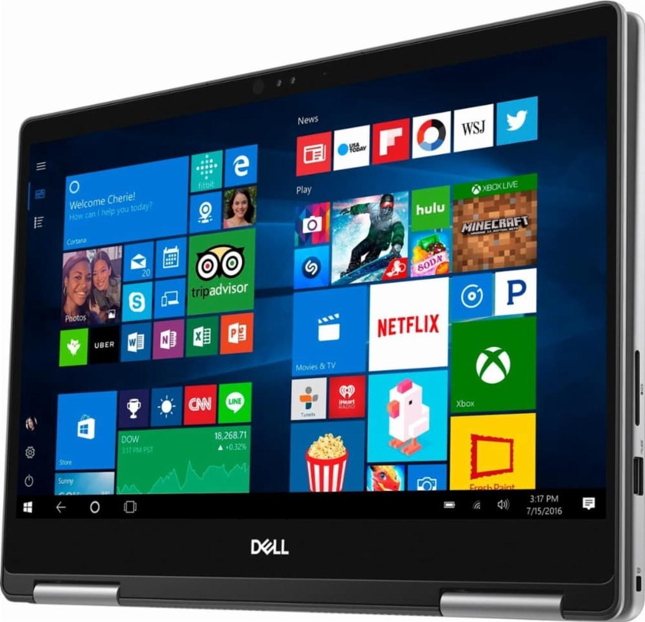 Alt view image 4 of 5 - Newest Dell Inspiron 7000 2-in-1 13.3" Full HD 10-Point Multitouch IPS Laptop | Intel Core i5-8250U Quad-Core| 8GB DDR4 Ram | 256GB M.2 SSD | Backlit keyboard | MaxxAudio | HDMI |Windows 10 | Era Gray