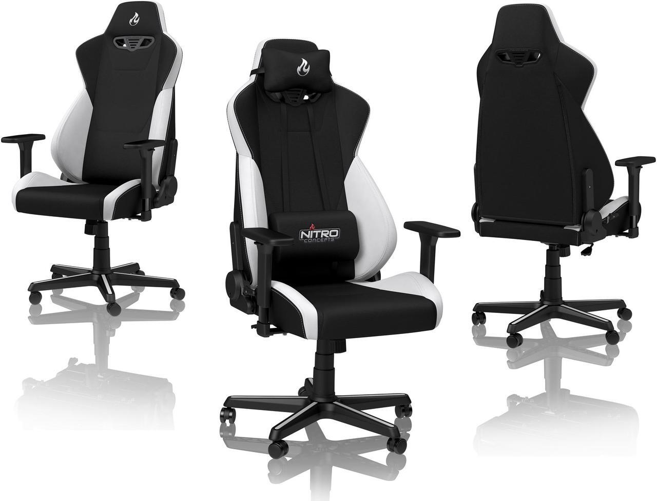 Alt view image 2 of 7 - Nitro Concepts S300 Radiant White Ergonomic Office Gaming Chair