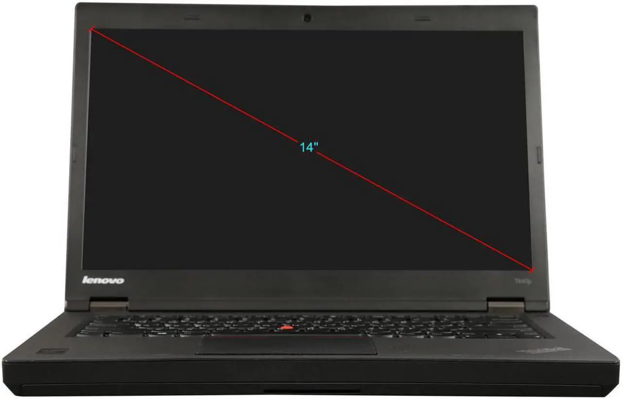 Alt view image 3 of 7 - Lenovo ThinkPad T440P 14" LED Notebook Laptop Intel Core 4th Gen i7-4600M  16 GB DDR3 RAM 1TB HDD DVD-RW Webcam WiFi Bluetooth Windows 10 Professional 64-bit