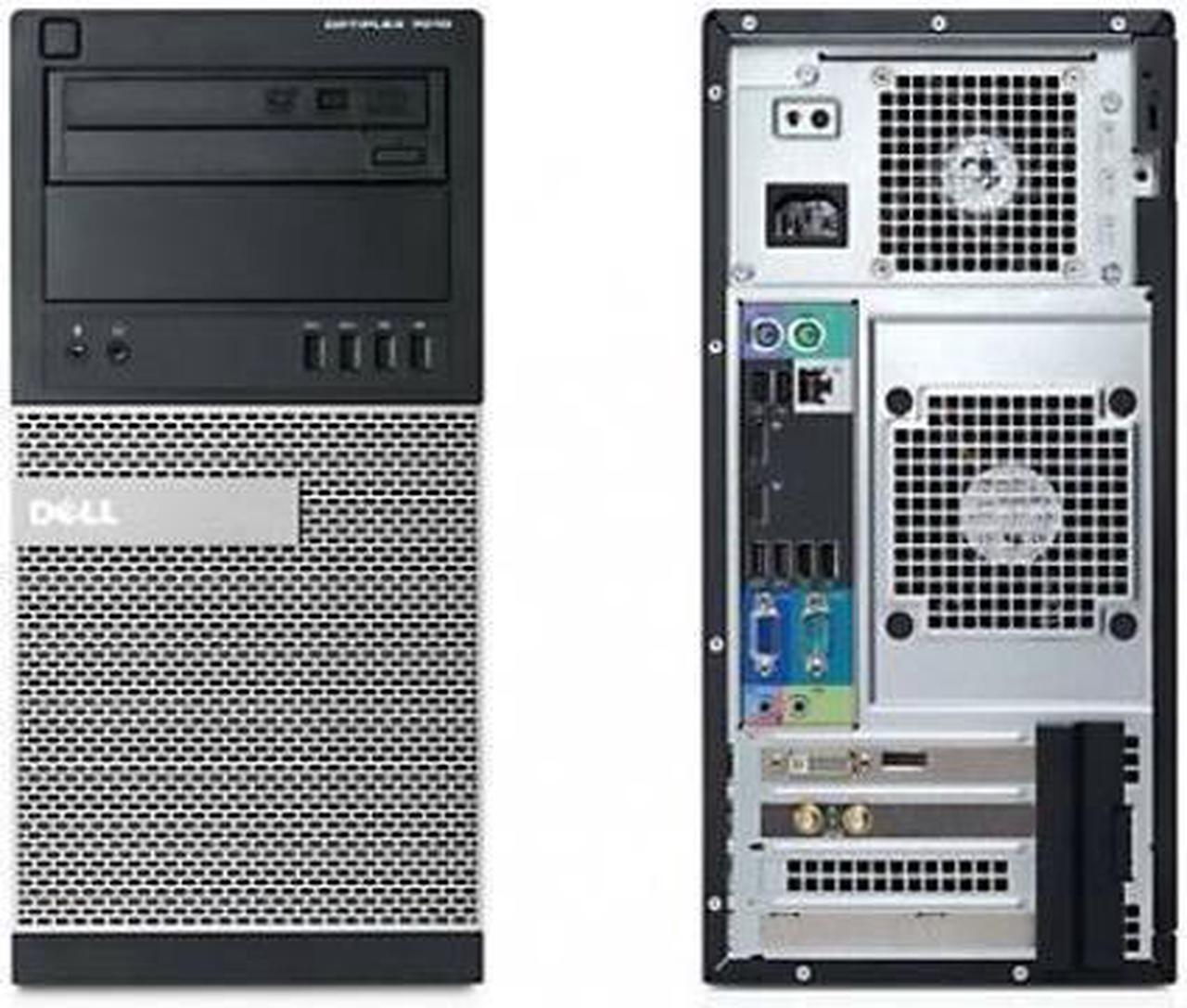 Alt view image 2 of 6 - Dell OptiPlex 990 Mini Tower Intel Core i7-2600 8 GB DDR3 RAM 1TB SSD + 2TB HD DVD-RW Windows 10 Pro