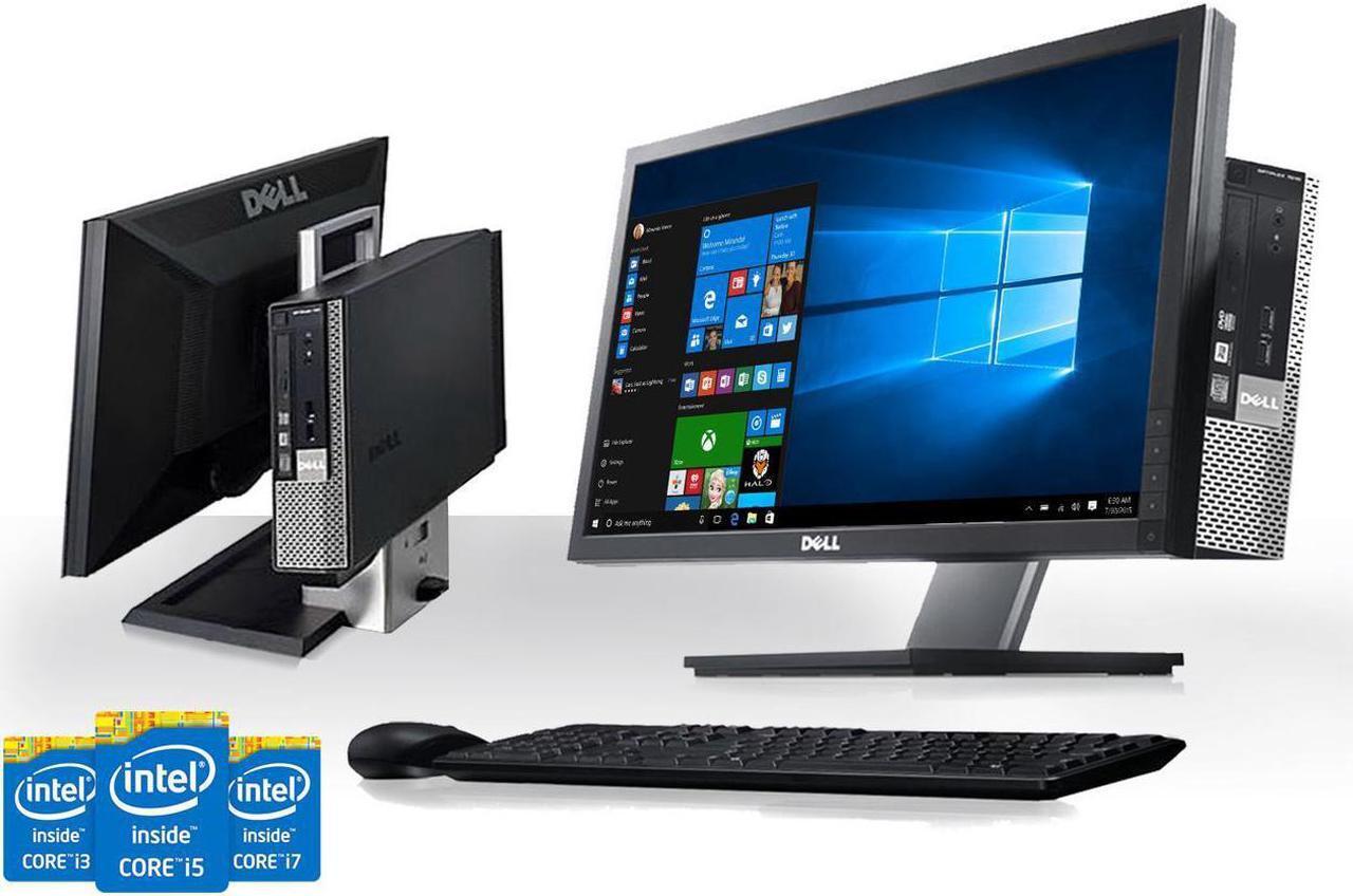 Main image of Dell OptiPlex 7010 SFF All-in-One with Dell 22" 1920 x 1080 Monitor Desktop PC-Intel Core i7-3770 3.4GHz 32GB RAM 1TB SSD DVD-RW WiFi Windows 10 Pro