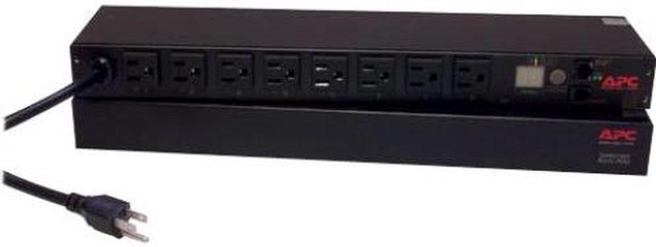 APC by Schneider Electric Rack PDU, Switched, 1U, 15A, 100/120V, (8)5-15