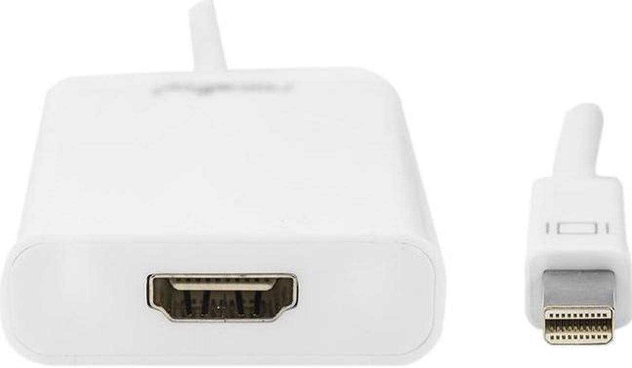 Alt view image 2 of 15 - Rocstor Y10A105-W1 Rocstor Mini DisplayPort/HDMI Audio/Video Adapter - Cable Length: 5.9" - Mini DisplayPort/HDMI for Projector, Monitor, MacBook, MacBook Air, MacBook Pro, Mac mini, Ultrabook,