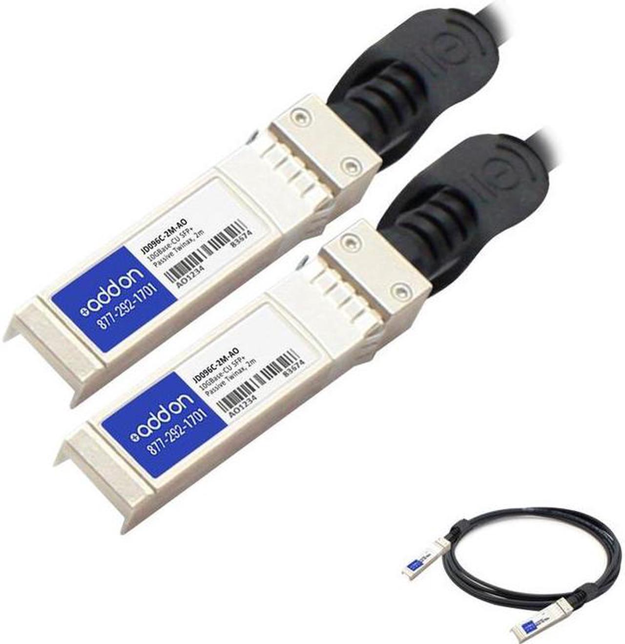 Alt view image 2 of 5 - AddOn HP Compatible TAA Compliant 10GBase-CU SFP+ to SFP+ Direct Attach Cable (Passive Twinax, 2m)