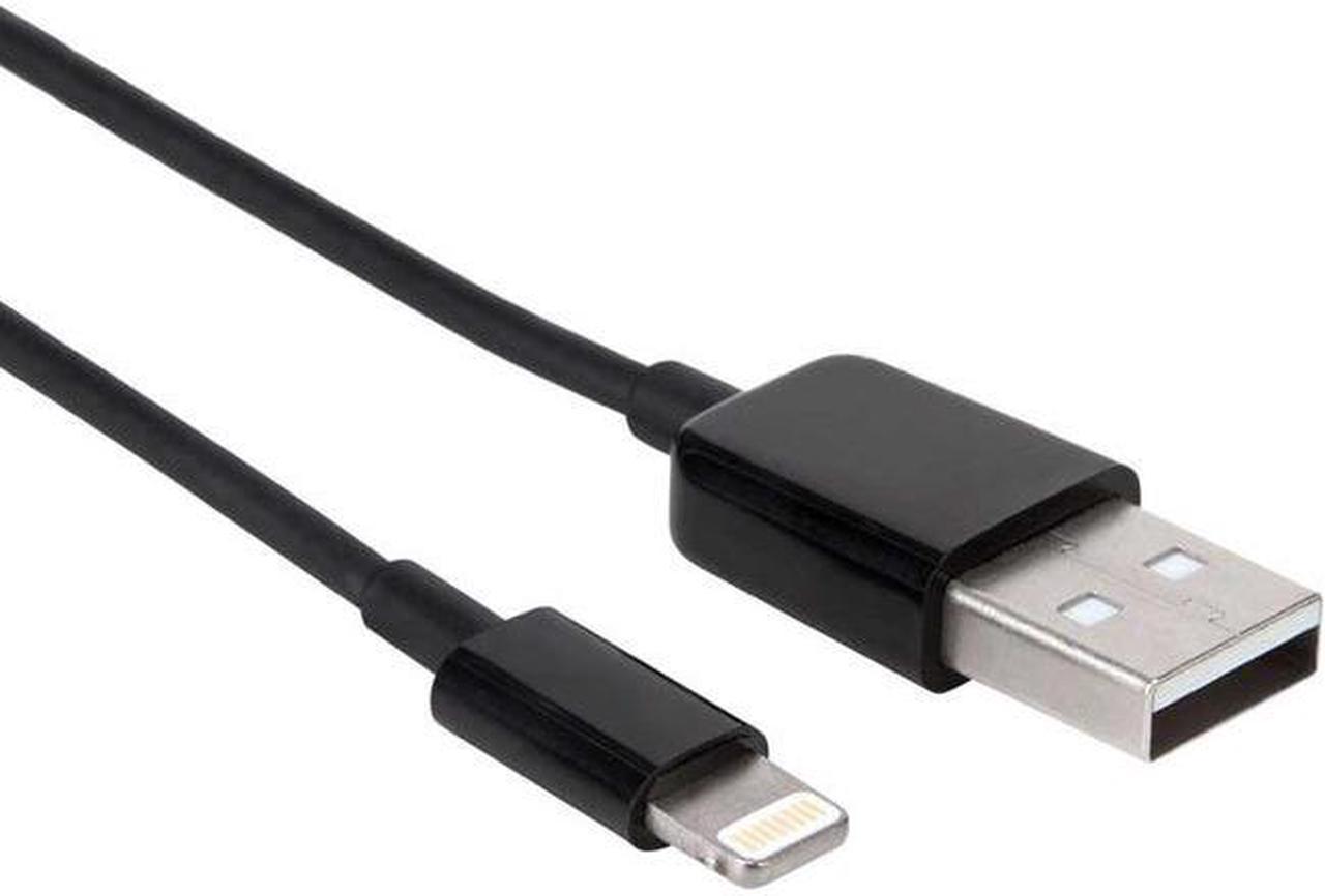 Axiom LGMUSBAMK06-AX Lightning To Usb-A M/M Adapter Cable - Black 6Ft