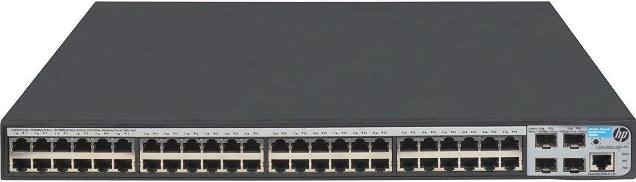 Alt view image 4 of 5 - HP JG928A Managed 1920-48G-PoE+ (370W) Switch