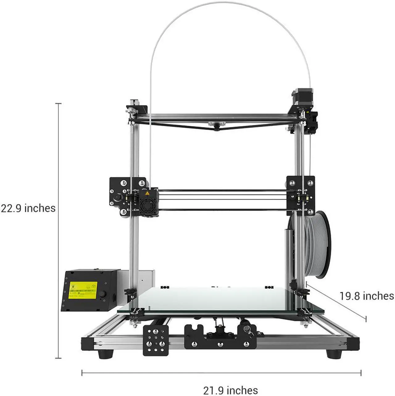 Alt view image 3 of 5 - [Support latest Cura 4.12] Crazy3DPrint CZ-300 3D Printer (11.8" x 11.8" x 11.8" built size, PETG/PLA/ABS/Carbon FIber PLA/Metallic PLA, Heated Print Bed) Unassembled
