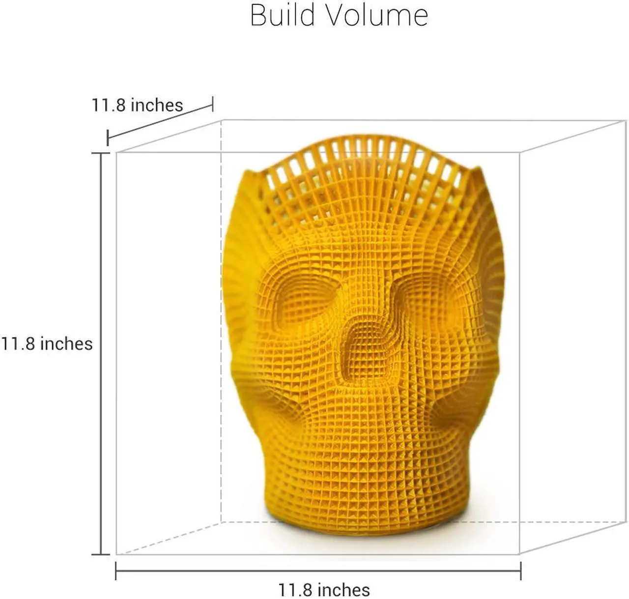 Alt view image 5 of 5 - [Support latest Cura 4.12] Crazy3DPrint CZ-300 3D Printer (11.8" x 11.8" x 11.8" built size, PETG/PLA/ABS/Carbon FIber PLA/Metallic PLA, Heated Print Bed) Unassembled