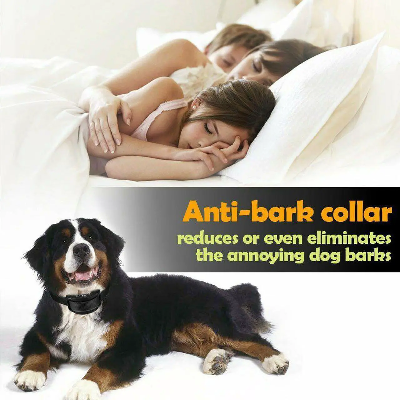 Alt view image 2 of 7 - Anti Barking E-Collar No Bark Dog Training Shock Collar for Small Medium Dog