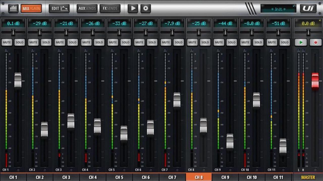 Alt view image 6 of 8 - Soundcraft Ui-12 - 12 Input Remote-Controlled Digital Mixer