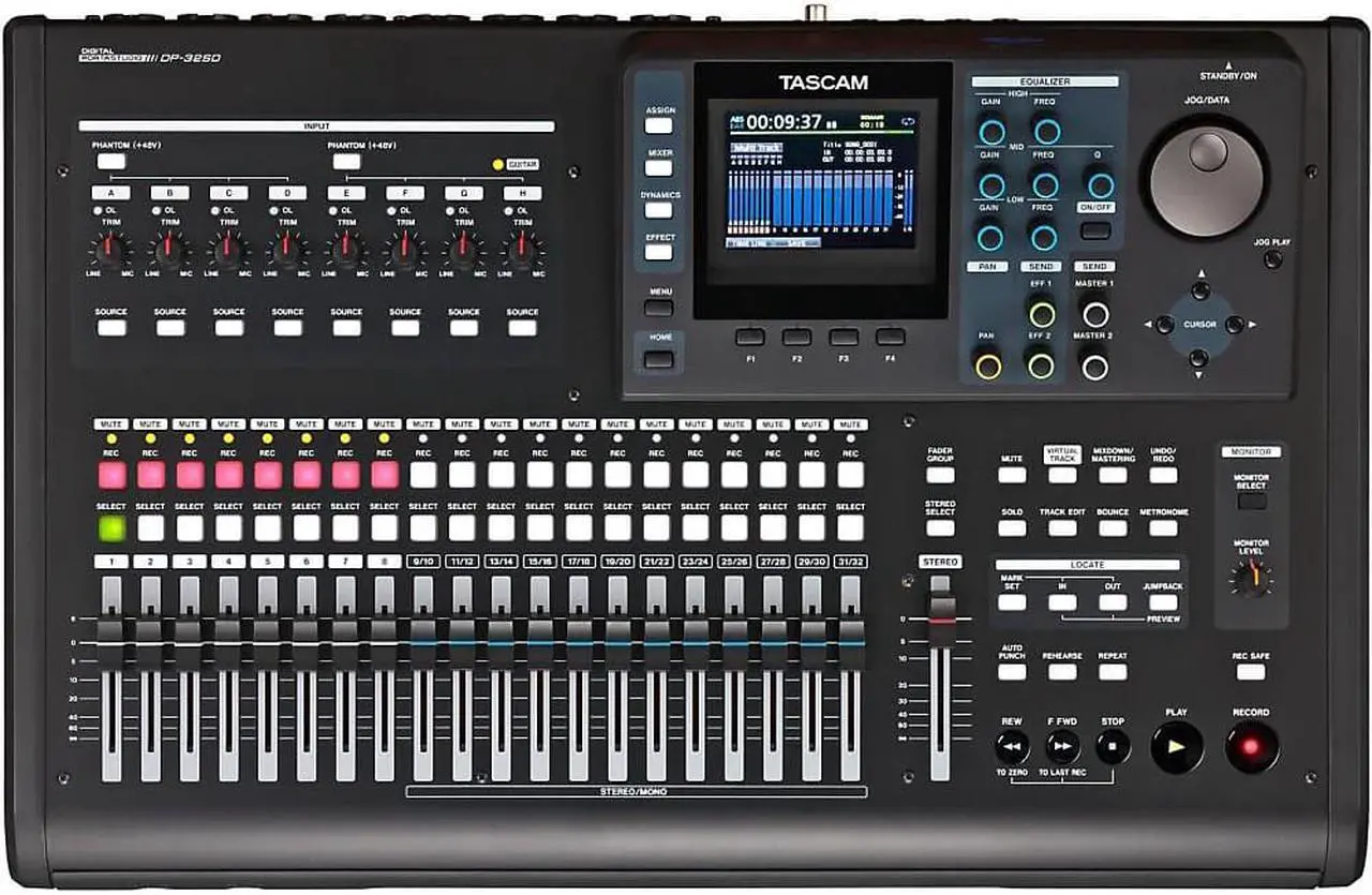Alt view image 9 of 20 - Tascam DP-32SD 32-Track Digital Portastudio