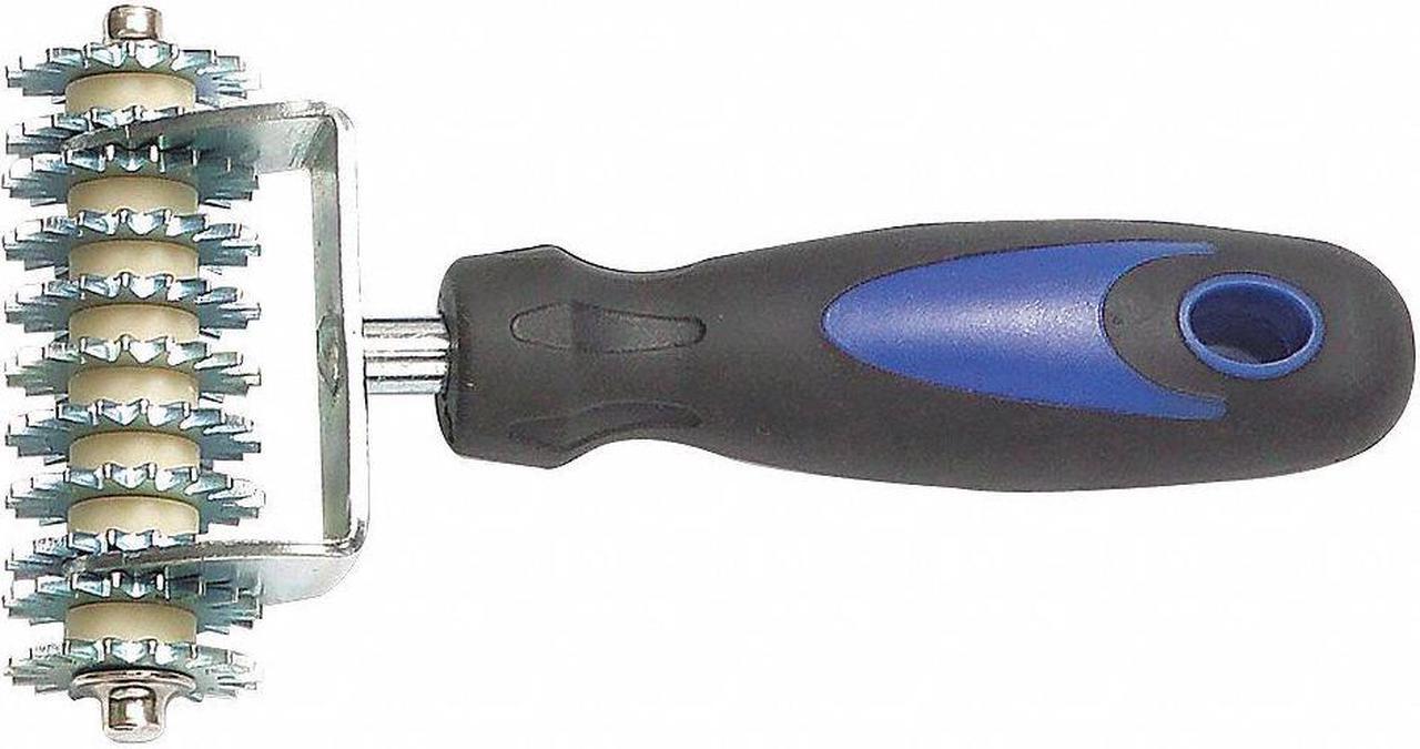 Alt view image 2 of 5 - WESTWARD 13A748 Carpet Seam Roller,3-1/2 In,Stl,Star Whl
