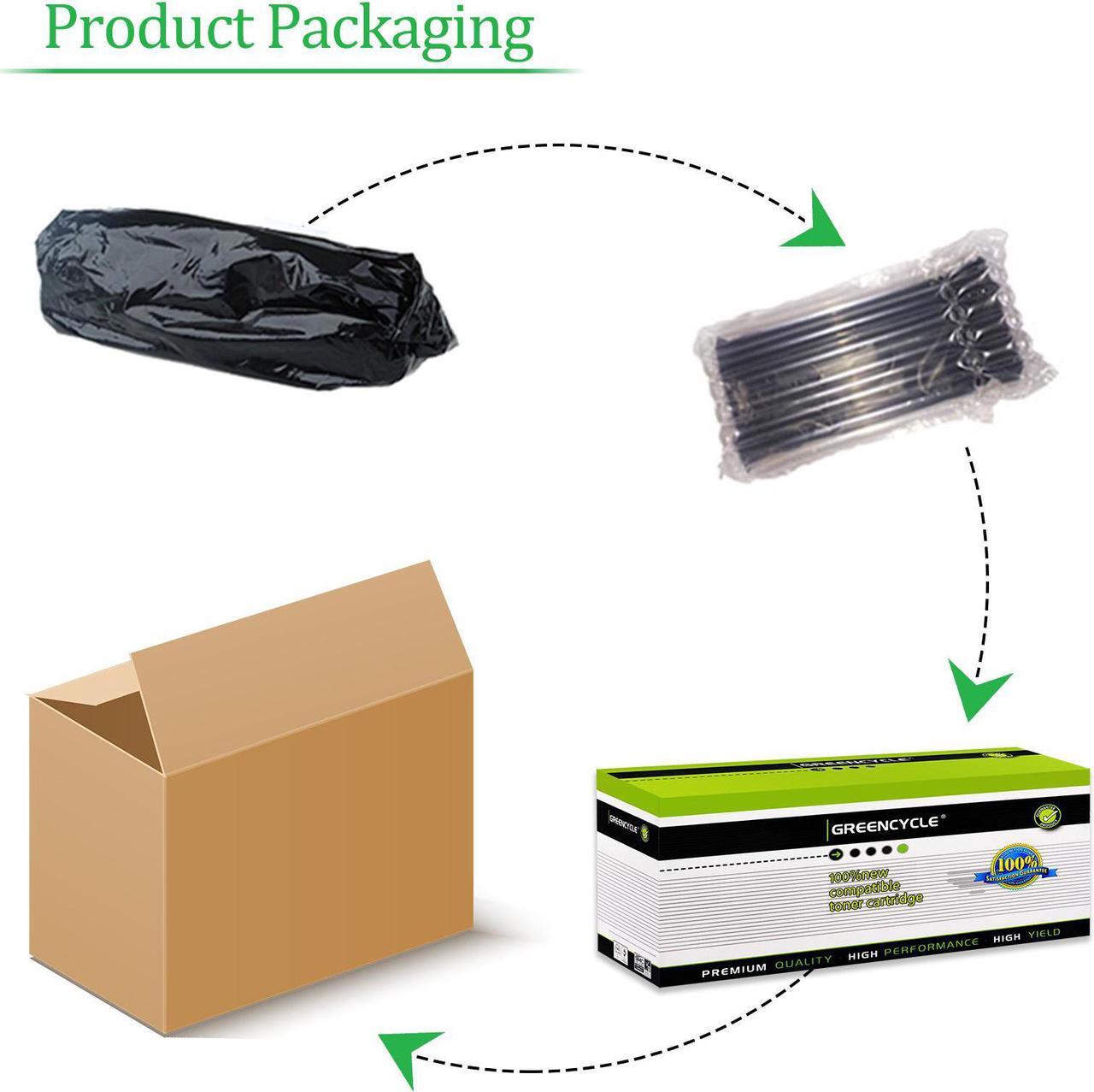 Alt view image 5 of 6 - GREENCYCLE 6 Pack TN850 TN-850 Black Toner Cartridge Compatible for Brother HL-L5000D DCP-L5500DN MFC-L6750DW Printer