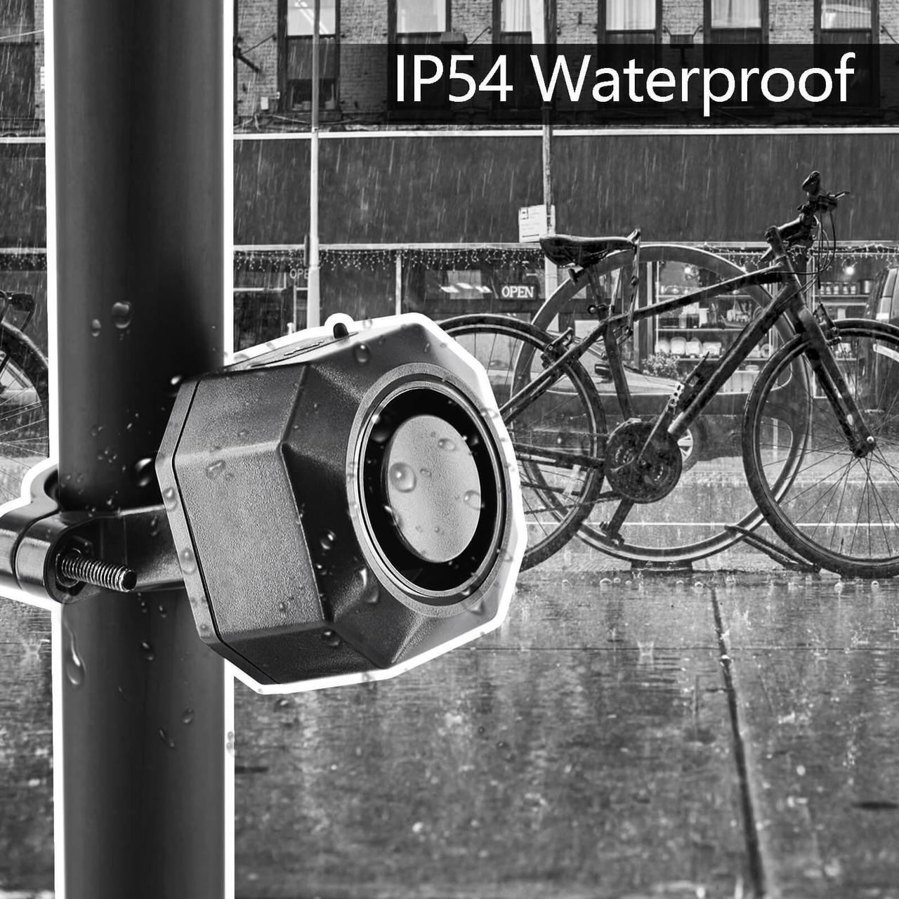 Alt view image 2 of 2 - Greencycle USB Rechargeable Electric Bike Alarm with Remote Controller, Motorcycle Anti-Theft Security System Volume and Sensitivity Adjustable Waterproof