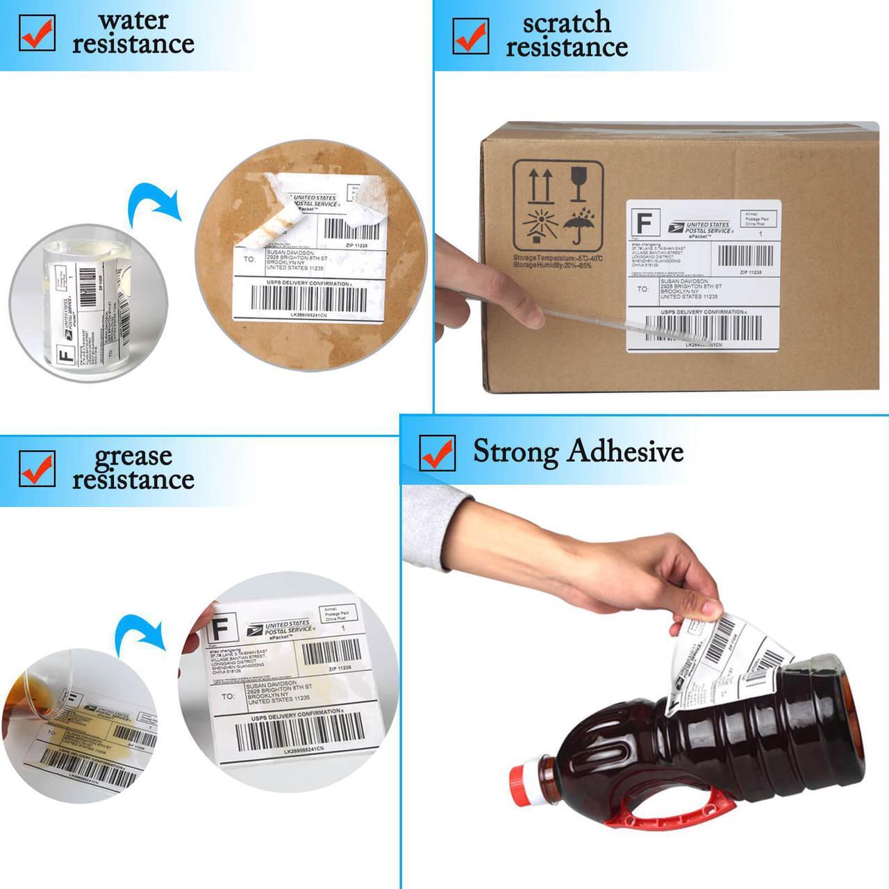 Alt view image 4 of 7 - GREENCYCLE Compatible for Dymo 30252 Address Mailing UPC Labels 1 1/8" x 3 1/2" (1" Core) Premium Adhesive & Resolution for DYMO Labelwriter 450 Duo 4XL, 20 Rolls, 350 Labels/Roll [NOT FIT 550 & 5XL]