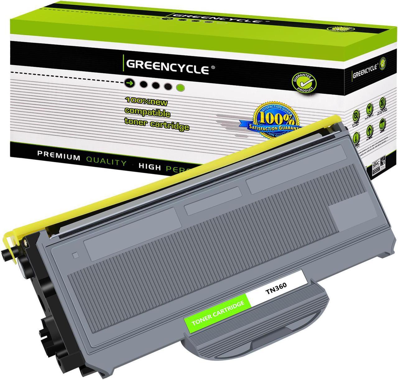 Main image of GREENCYCLE Compatible Toner Cartridge Replacement for Brother TN360 TN-360 TN330 TN-330 High Yield Toner for Brother HL-2170W HL-2140 MFC-7840W MFC-7340 MFC-7345N DCP-7040 DCP-7030 DCP-7045N (1 Black)