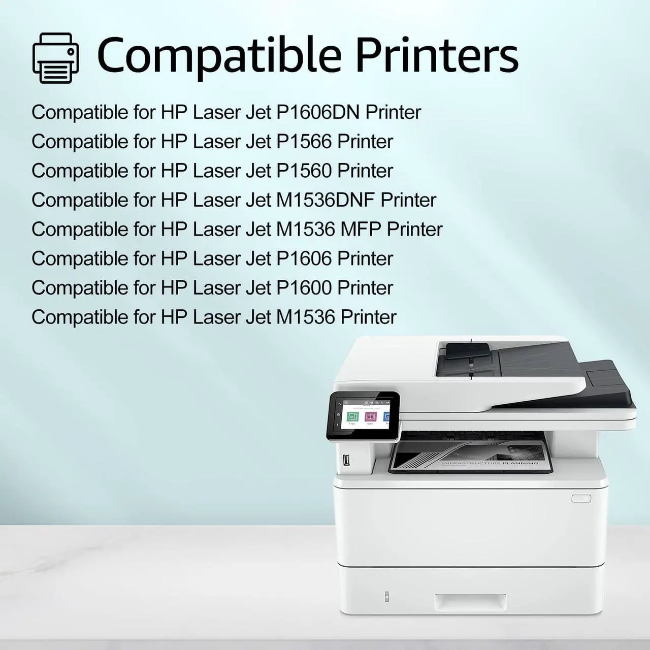 Alt view image 2 of 7 - GREENCYCLE 2 Pack Compatible Toner Cartridge Replacement for HP 78A CE278A Black Toner Works on Laserjet Pro P1606dn M1536dnf P1606 M1536 P1560 P1566 Printer