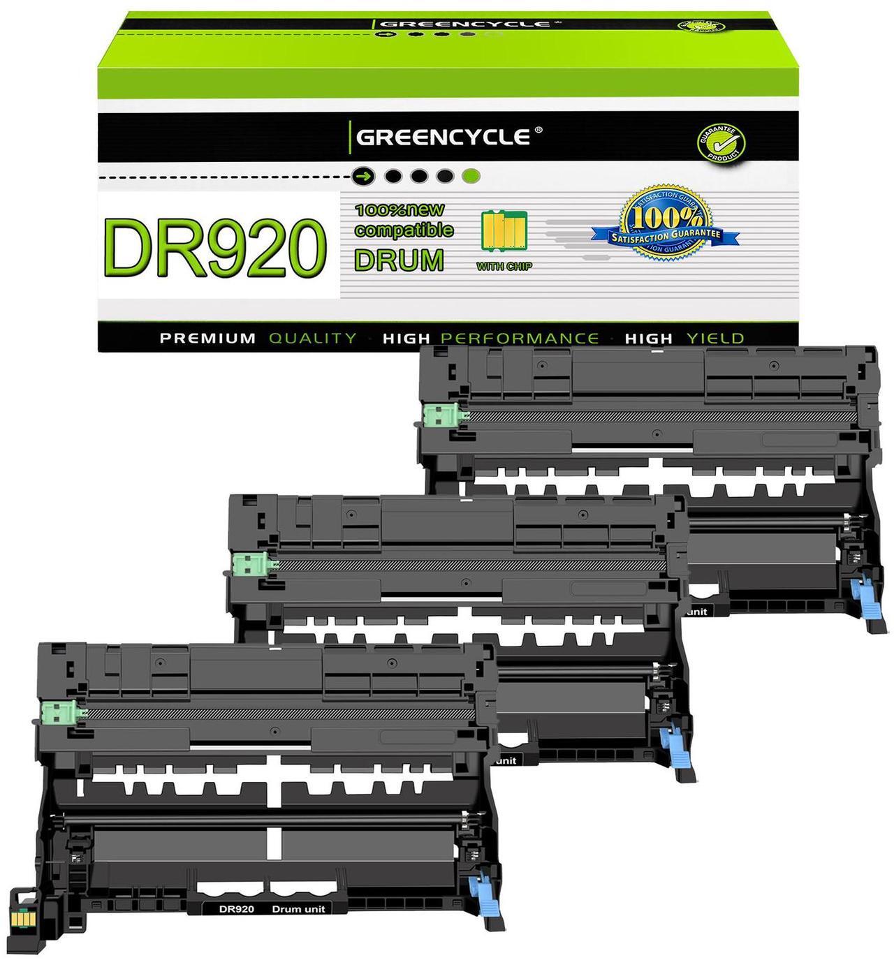 Main image of greencycle 3 Pack DR920 Compatible Drum Unit Replacement for DR-920 Drum Compatible with Brother HL-L5210DN HL-L5215DW HL-L6210DW HL-L6210DWT DCP-L5510DN MFC-L5710DN Printer (High Yield,Black)