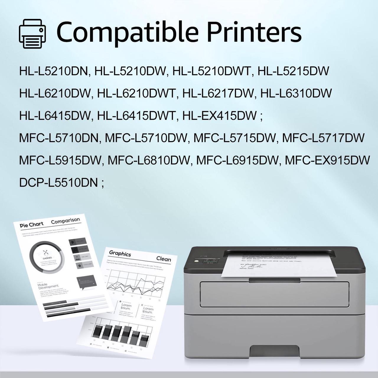 Alt view image 2 of 7 - greencycle 10 Pack Compatible Black Toner Cartridge Replacement for Brother TN920XL TN920 TN-920XL use with HL-L5210DW HL-L6210DW MFC-L5710DW DCP-L5510DN Laser Printer