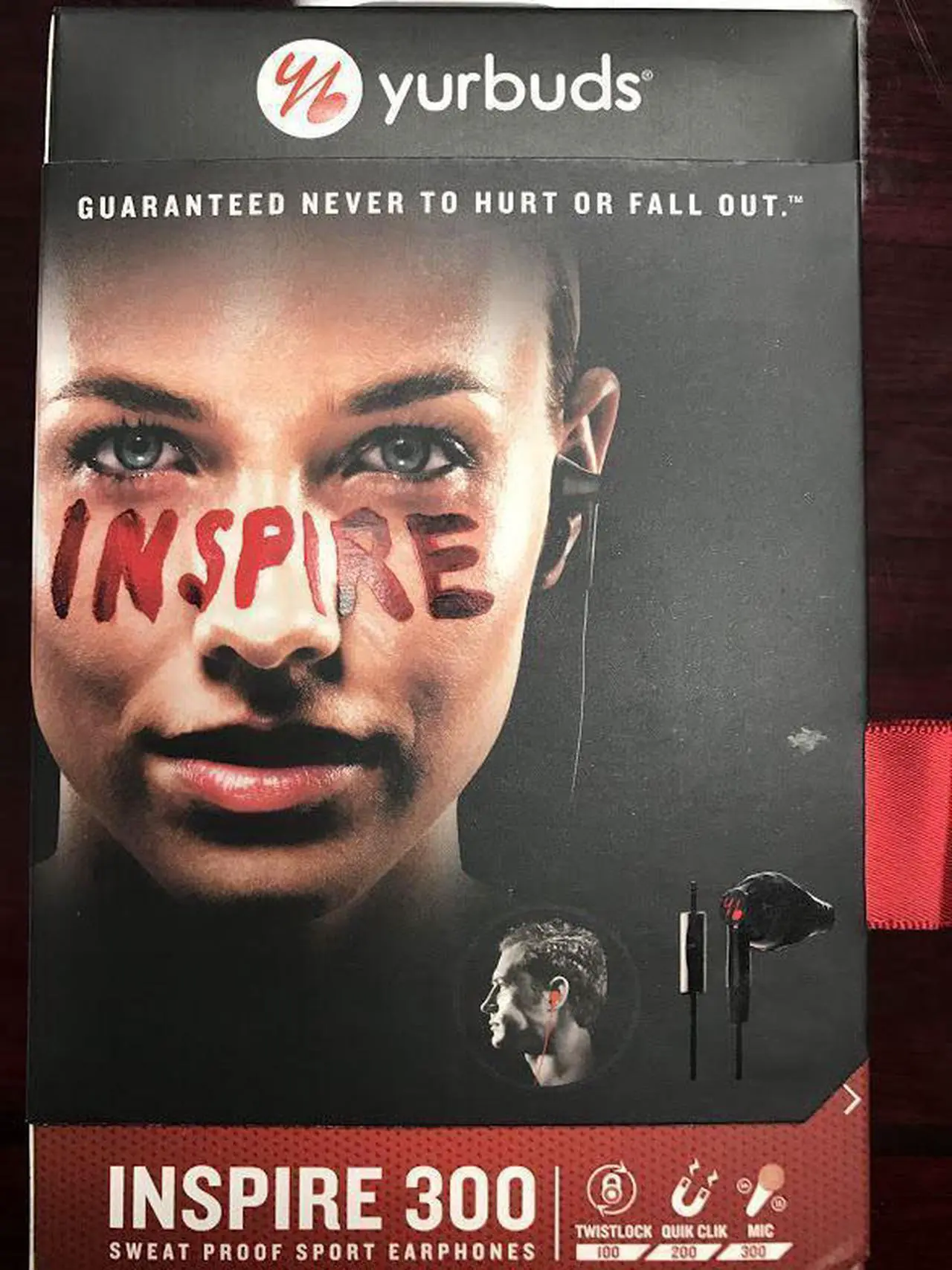 Alt view image 7 of 10 - Yurbuds Inspire 300 Noise Isolating In-Ear Headphones (Black)