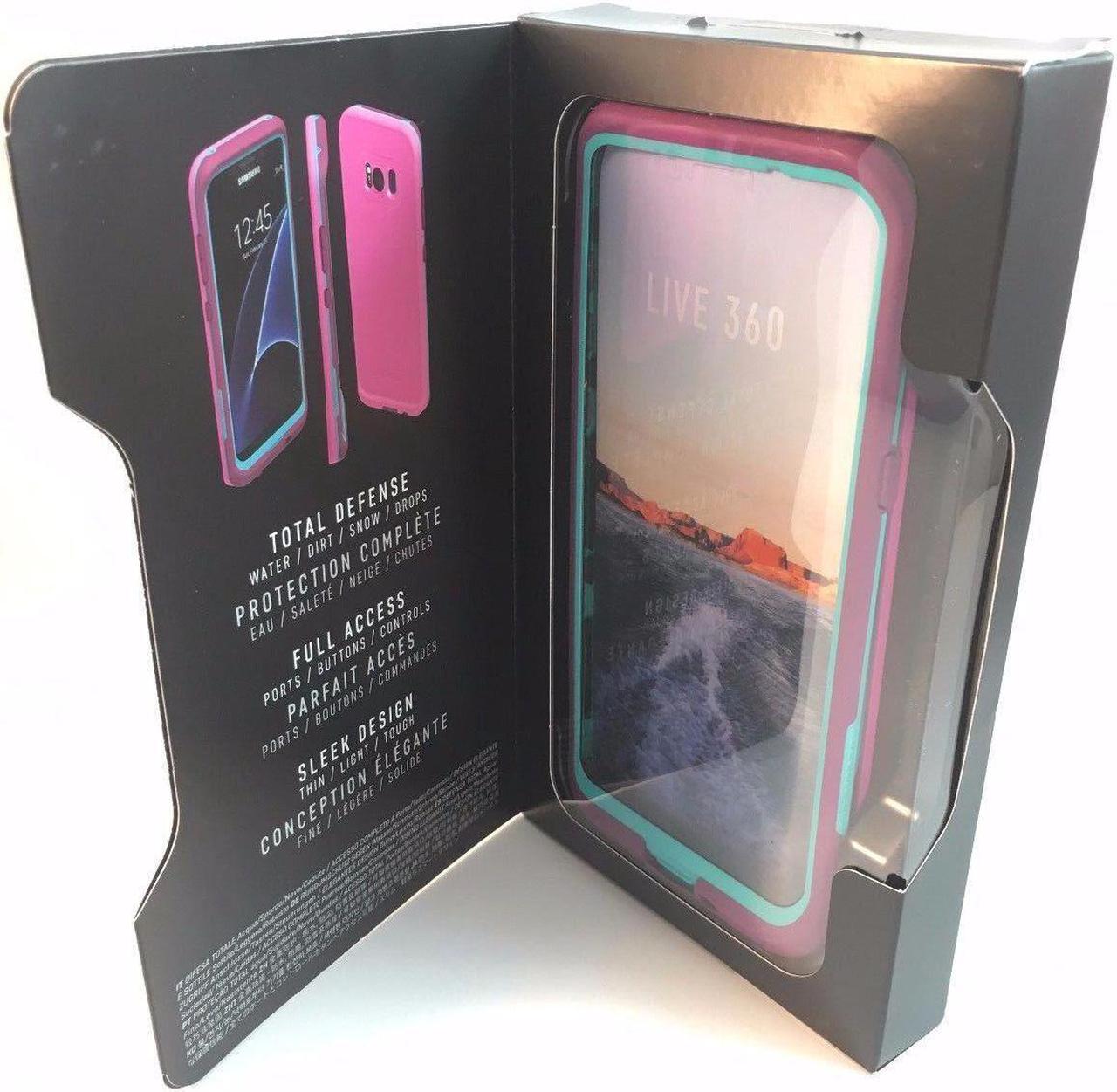 Alt view image 11 of 16 - Lifeproof FRE SERIES Waterproof Case for Samsung Galaxy S8 Plus - Twilights Edge Pink