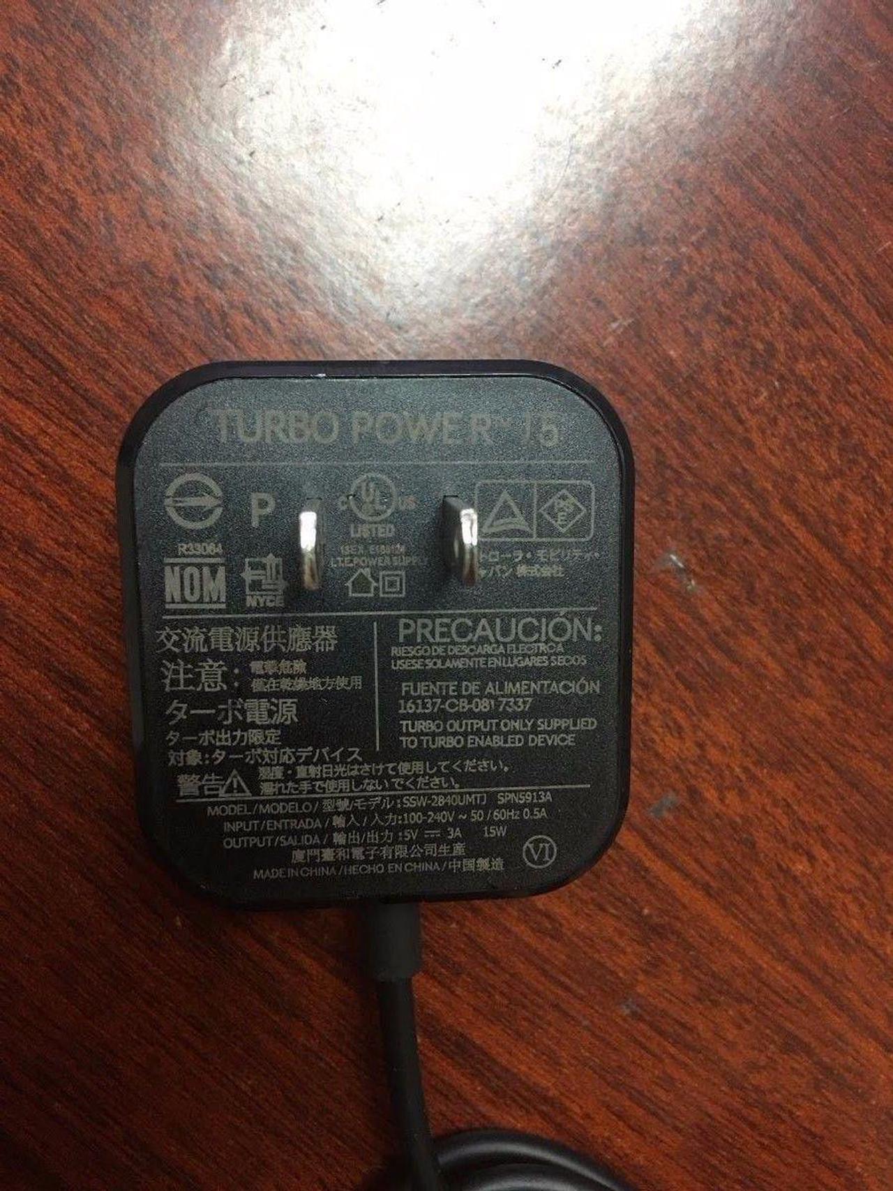 Alt view image 7 of 16 - Motorola TurboPower 15W USB Type-C Wall Charger - Universal - SPN5913A