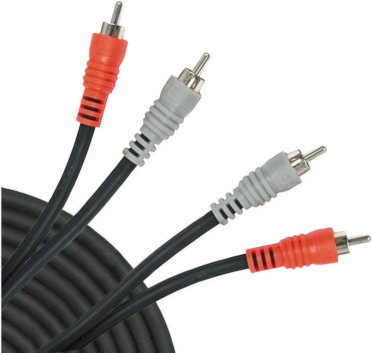 Alt view image 10 of 20 - Hosa CRA201 Dual RCA to Dual RCA Cable, 1 Meter (3.3 ft)