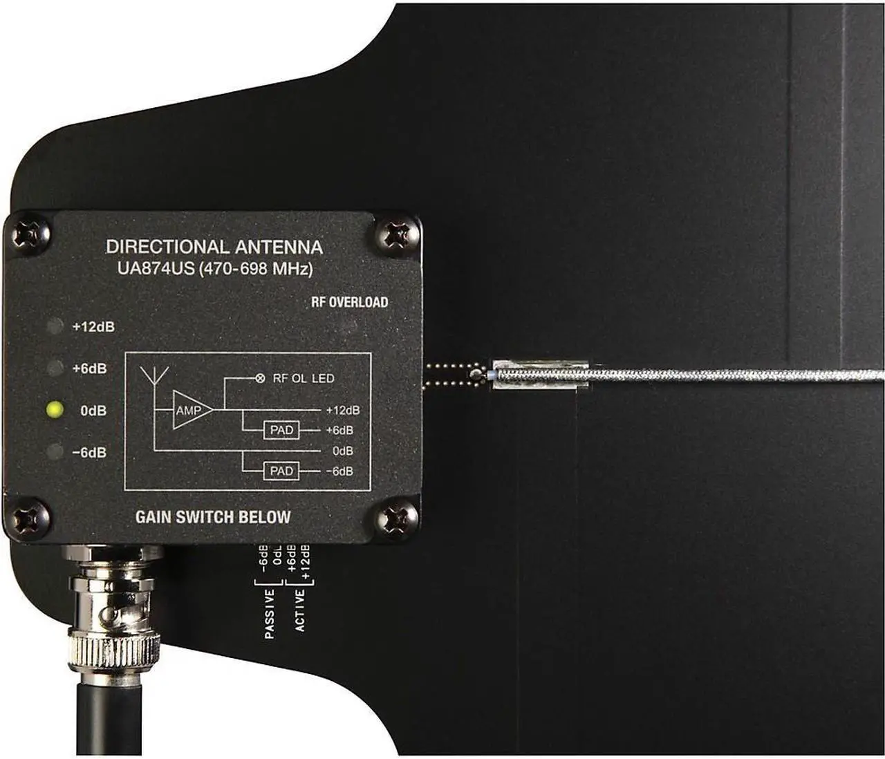 Alt view image 7 of 10 - Shure UA874 Active Directional Antenna #UA874US