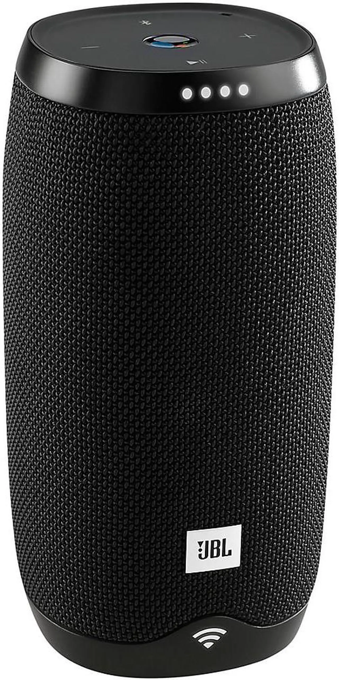 Alt view image 15 of 20 - JBL Link 10 Smart Voice-Activated Portable Wireless Bluetooth Speaker with Google Assistant, IPX7 Waterproof, Black