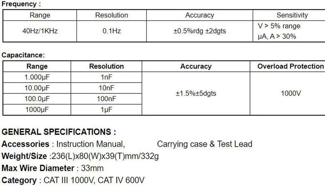 Alt view image 2 of 5 - TES-3910 Trms Clamp Meter(AC-DC 1000V) Range to Interface with Other Access