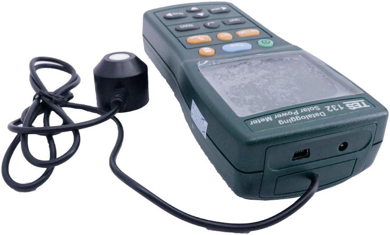 Alt view image 3 of 6 - TES-132 Solar Power Meter solar radiation measurement 2000W/m2 USB Data Logger