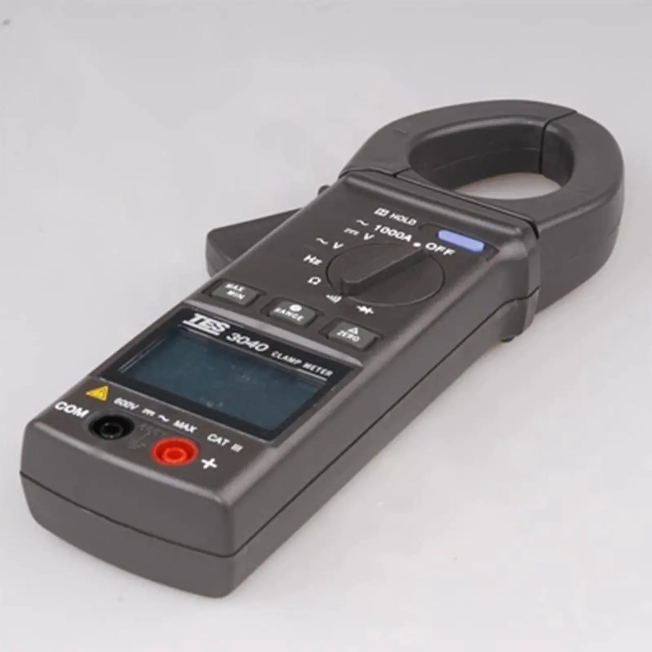 Alt view image 4 of 7 - TES-3040 Clamp Meter Digital LCD DATA Hold Mode Resistance 600V CAT III New