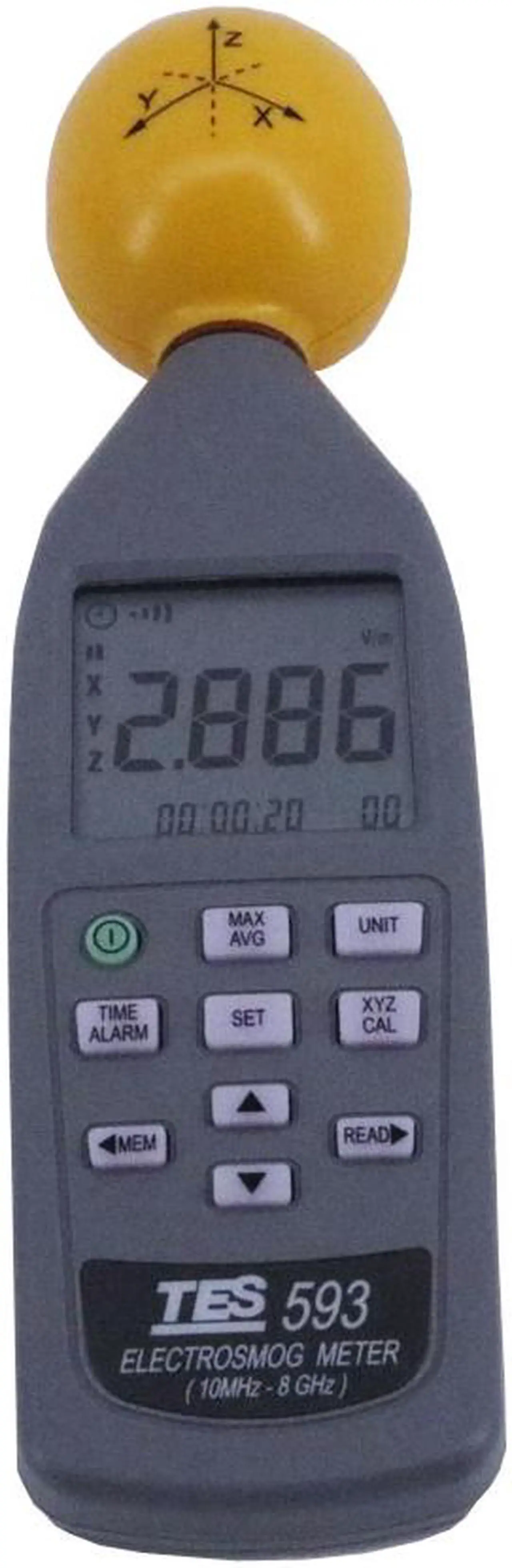 Main image of TES-593 EMF Meter Triaxial Data Logger The Electromagnetic Radiation Detector