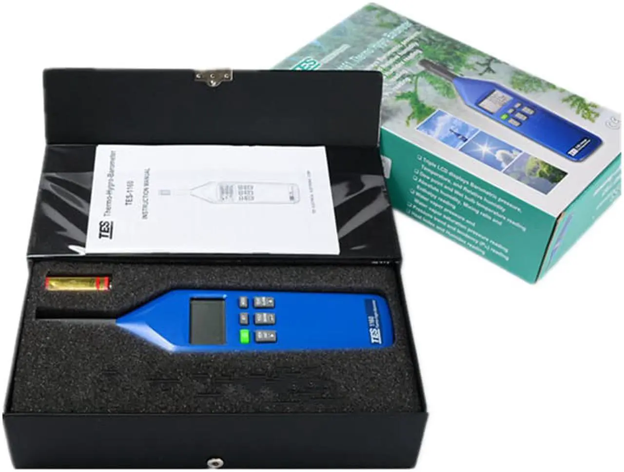Alt view image 5 of 5 - TES-1160 Thermo/Hygro/Barometer/Humidity Temperature Meter