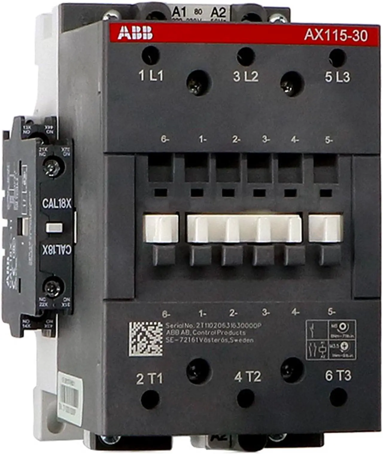 Alt view image 4 of 4 - ABB AX185-30-11-80 Block Contactors New
