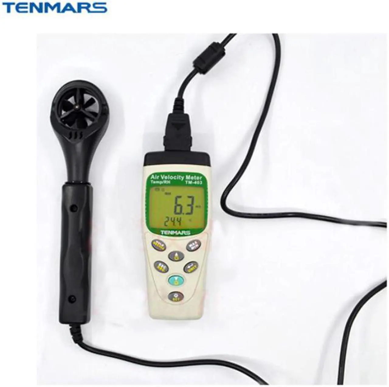 Main image of TENMARS TM-403 Anemometer For Measures Air Speed, Temperature